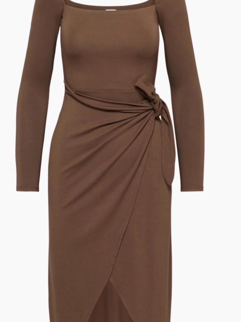 Aritzia wilfred saturn long sleeve midi dress size medium